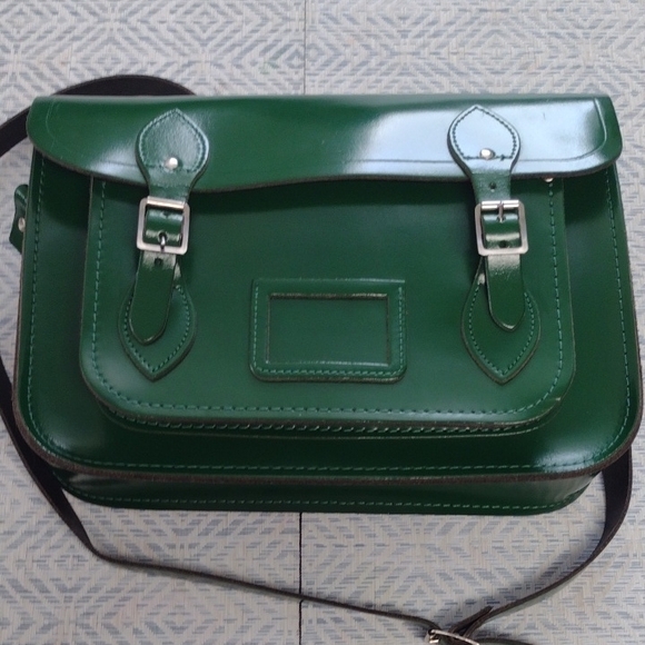The Cambridge Satchel Company, Green Leather Satchel - Picture 3 of 16